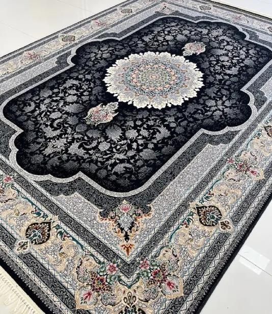 فرش سرمه ایی ترنج دار 1000شانه طرح سرور|فرش|شیراز, عادل آباد|دیوار
