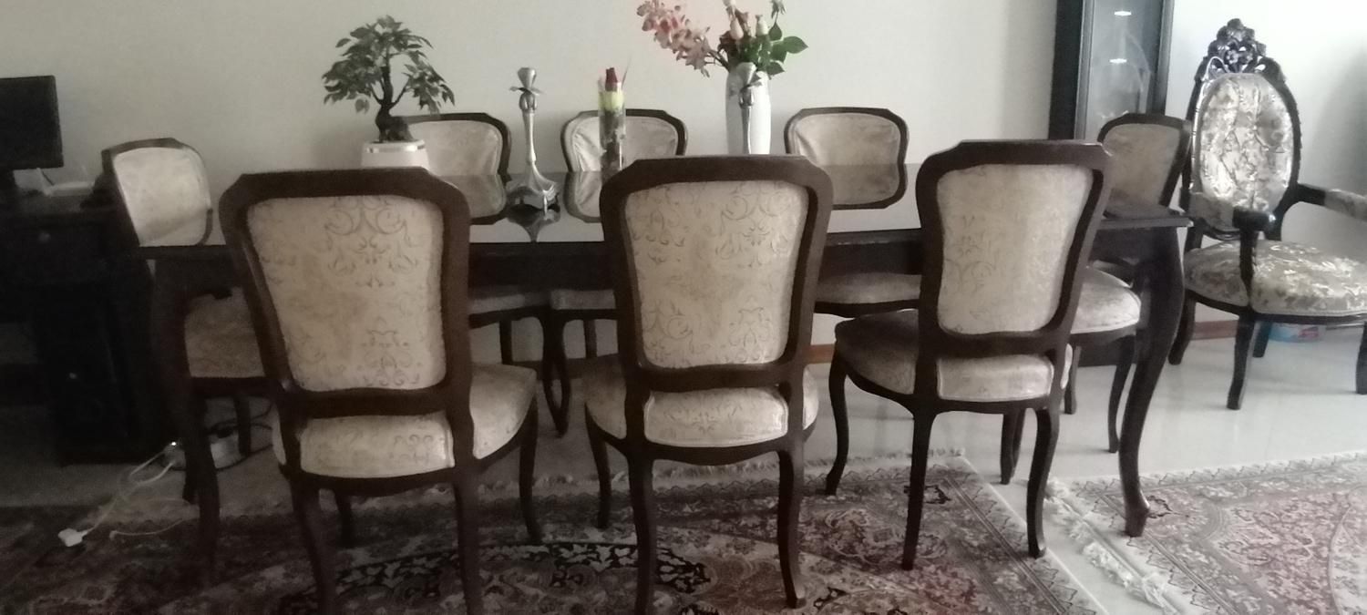 ناهار خوردی 8 نفره استیل|میز و صندلی غذاخوری|تهران, اباذر|دیوار