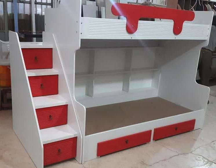 تخت دوطبقه مانی دو طبقه|تخت و سرویس خواب|مشهد, شهرک رازی (شهرک غرب)|دیوار