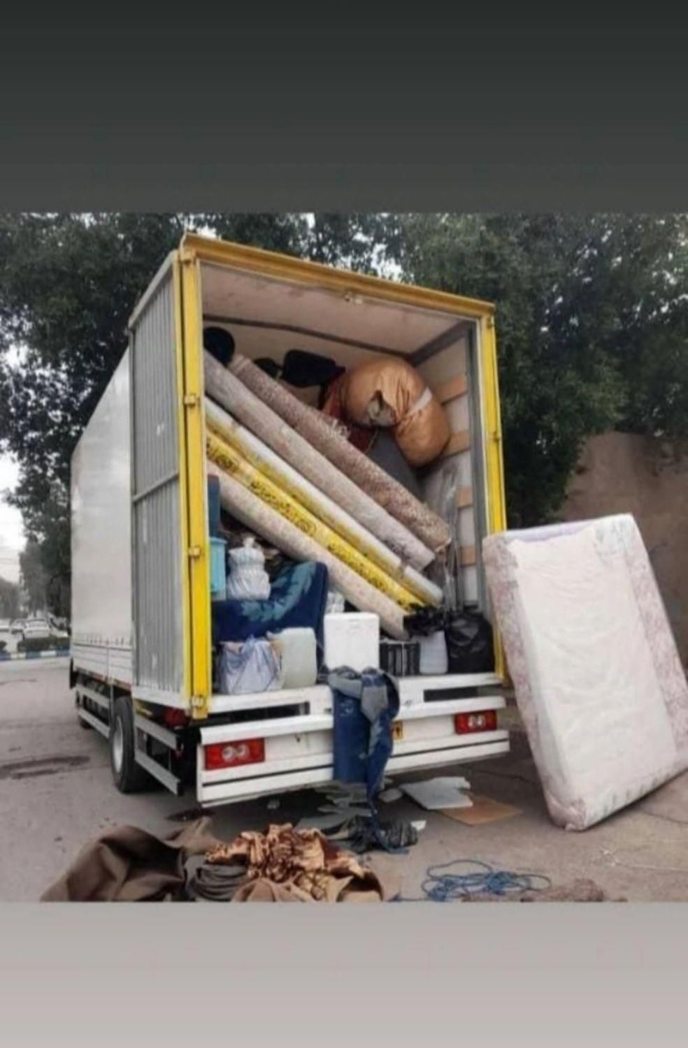 باربری حمل اثاثیه ماهان کارگراسباب کشی کامیون مسقف|خدمات حمل و نقل|کرمانشاه, |دیوار