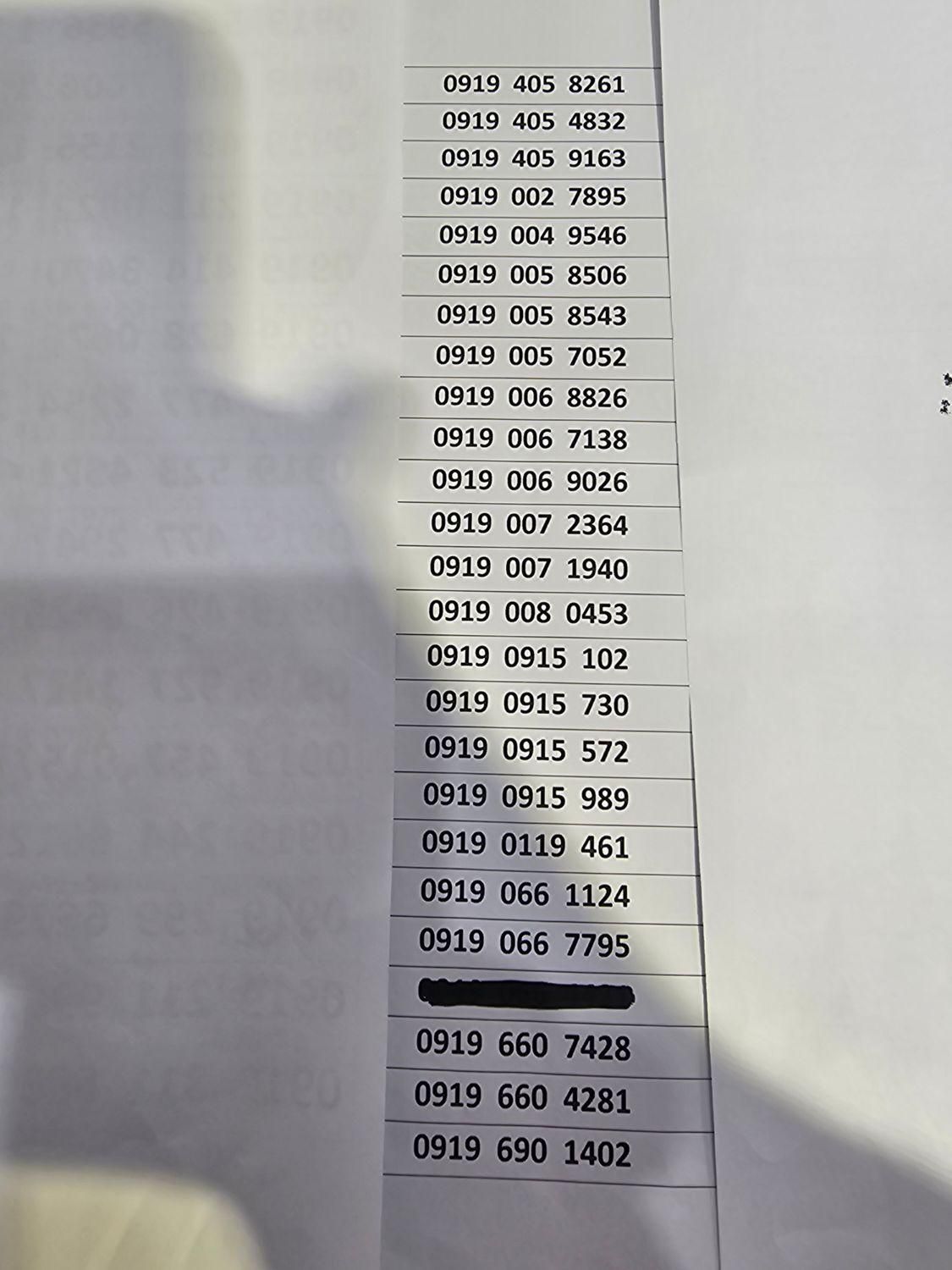 09192119962|سیمکارت|مشهد, امام خمینی|دیوار