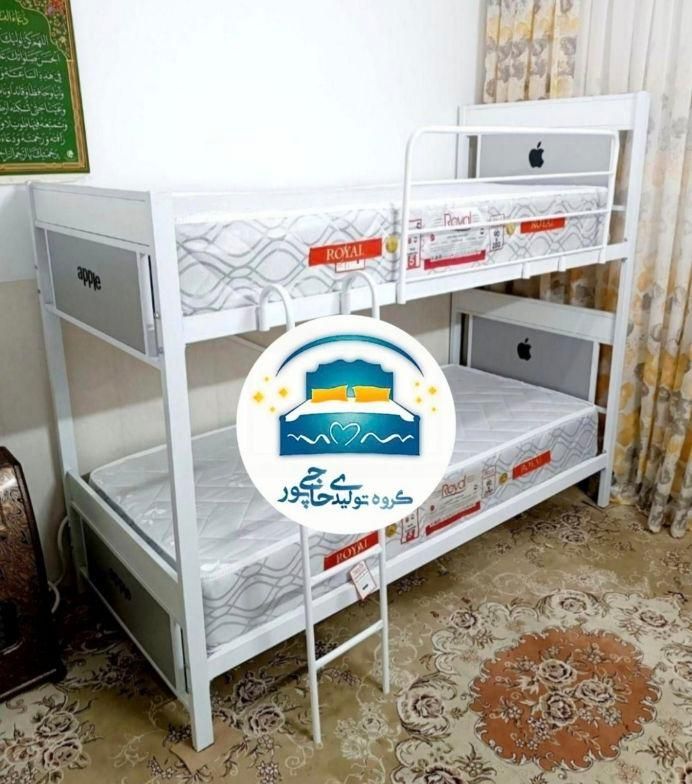 تخت خواب دو طبقه حاجی پور(تختخواب۲دوطبقه)تشک کامفی|تخت و سرویس خواب|مشهد, حسینآباد|دیوار