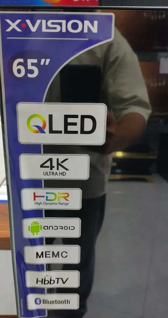 تلویزیون QLED 4K ایکس ویژن مدل XYU800 سایز 65 اینچ|تلویزیون و پروژکتور|رشت, یخسازی|دیوار
