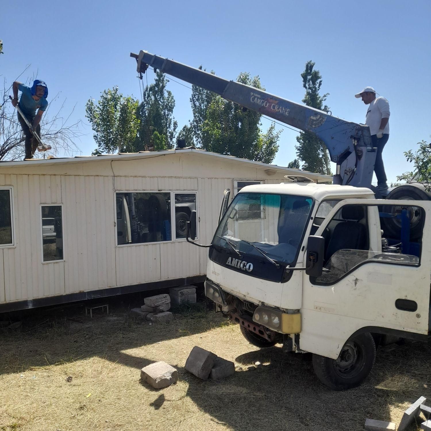 جرثقیل ۴تن دکل بلندو خودروبر دودیفرانسیل سبلان|خدمات حمل و نقل|مشگین شهر, |دیوار