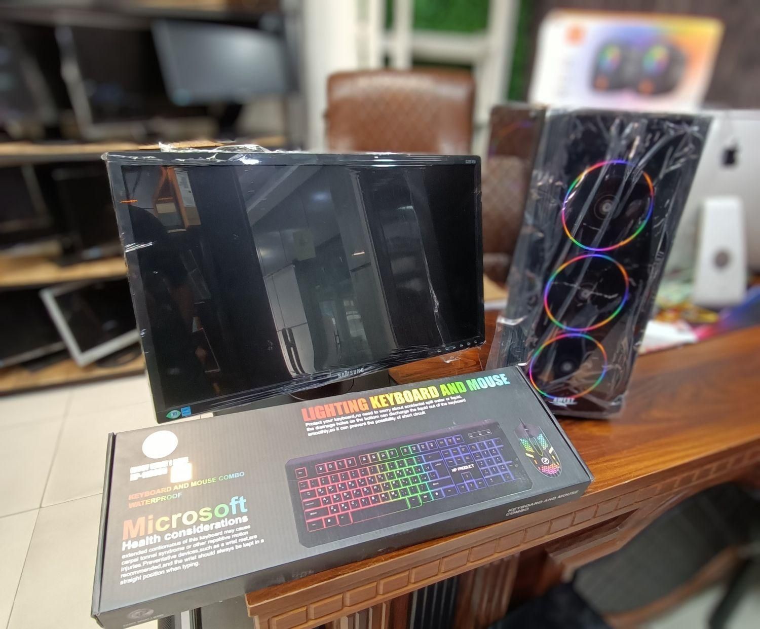 کیس مخصوص بازی مانیتور موس کیبورد 10400f|رایانه رومیزی|اهواز, طالقانی|دیوار