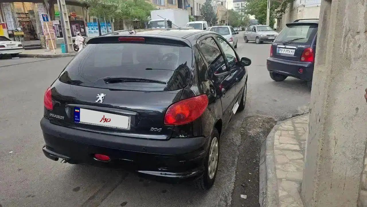 ۲۰۶ تک  برگ سند مشکی|خودرو سواری و وانت|مشهد, فرهنگ|دیوار