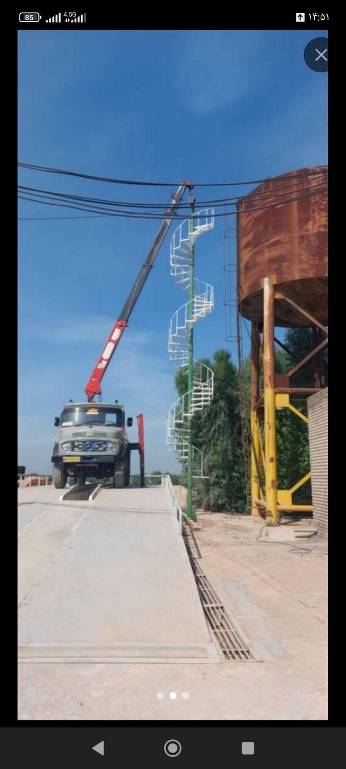 جرثقیل کفی ۵ تن|خدمات حمل و نقل|اندیمشک, |دیوار