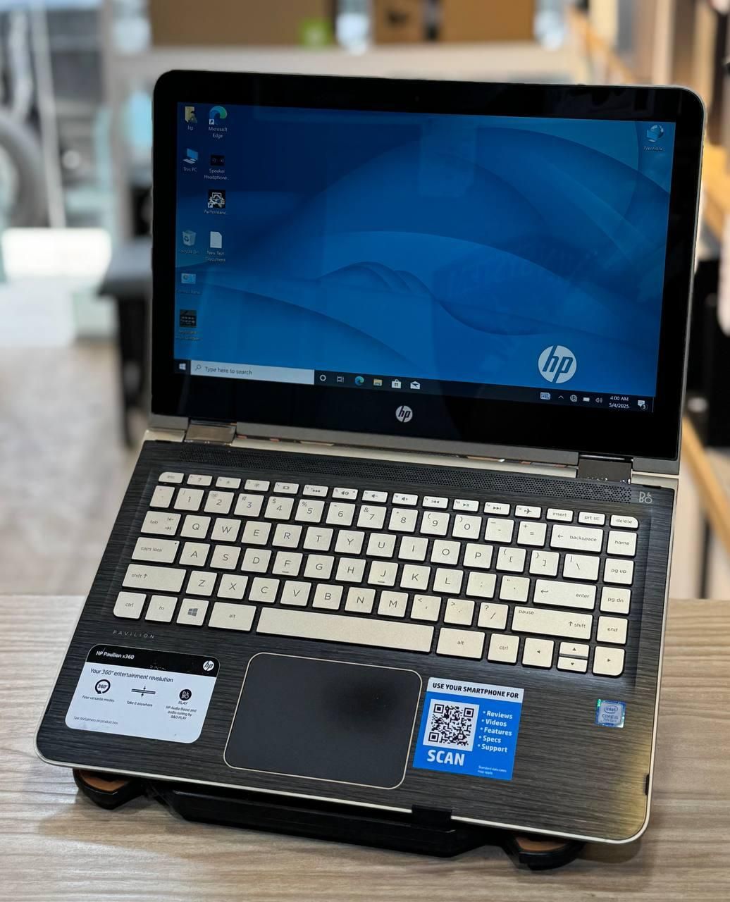 HP Pavilion 360 touch Gold|رایانه همراه|اهواز, زیتون کارمندی|دیوار