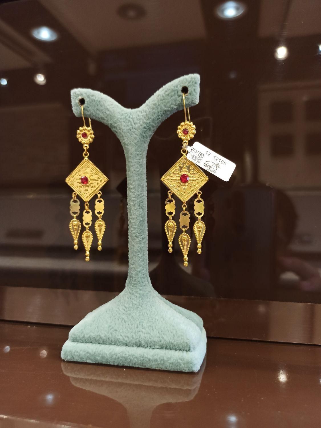 گوشواره آویز مرتشع|جواهرات|بندرعباس, |دیوار