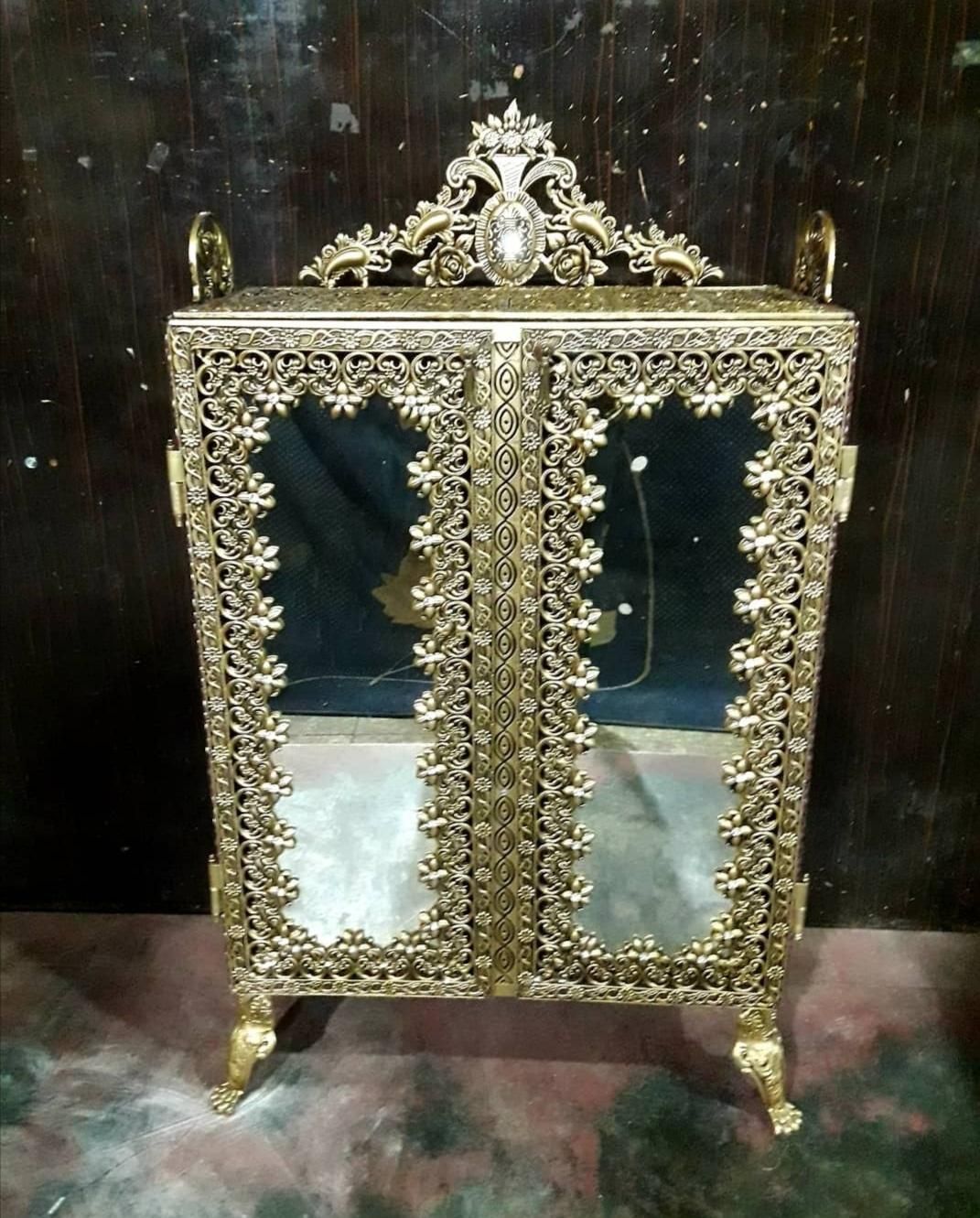 جاکفشی جانمازی برنجی آلیاژی برنزی کنارسالنی|جاکفشی، کمد، دراور|مشهد, طلاب|دیوار