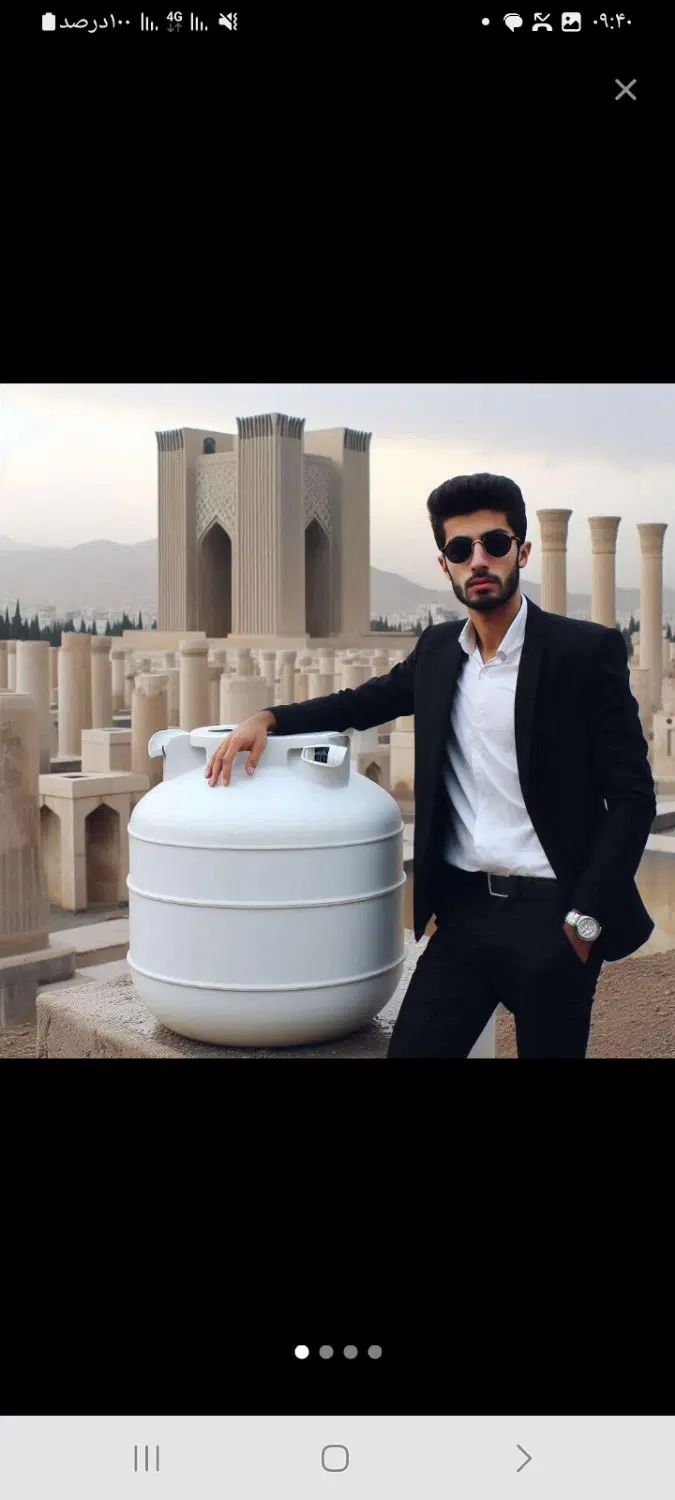 ۸۰۰۰عمودی خزرمنبع/بشکه تانکر مخزن آب پلیمری|مصالح و تجهیزات ساختمان|مشکین‌دشت, |دیوار