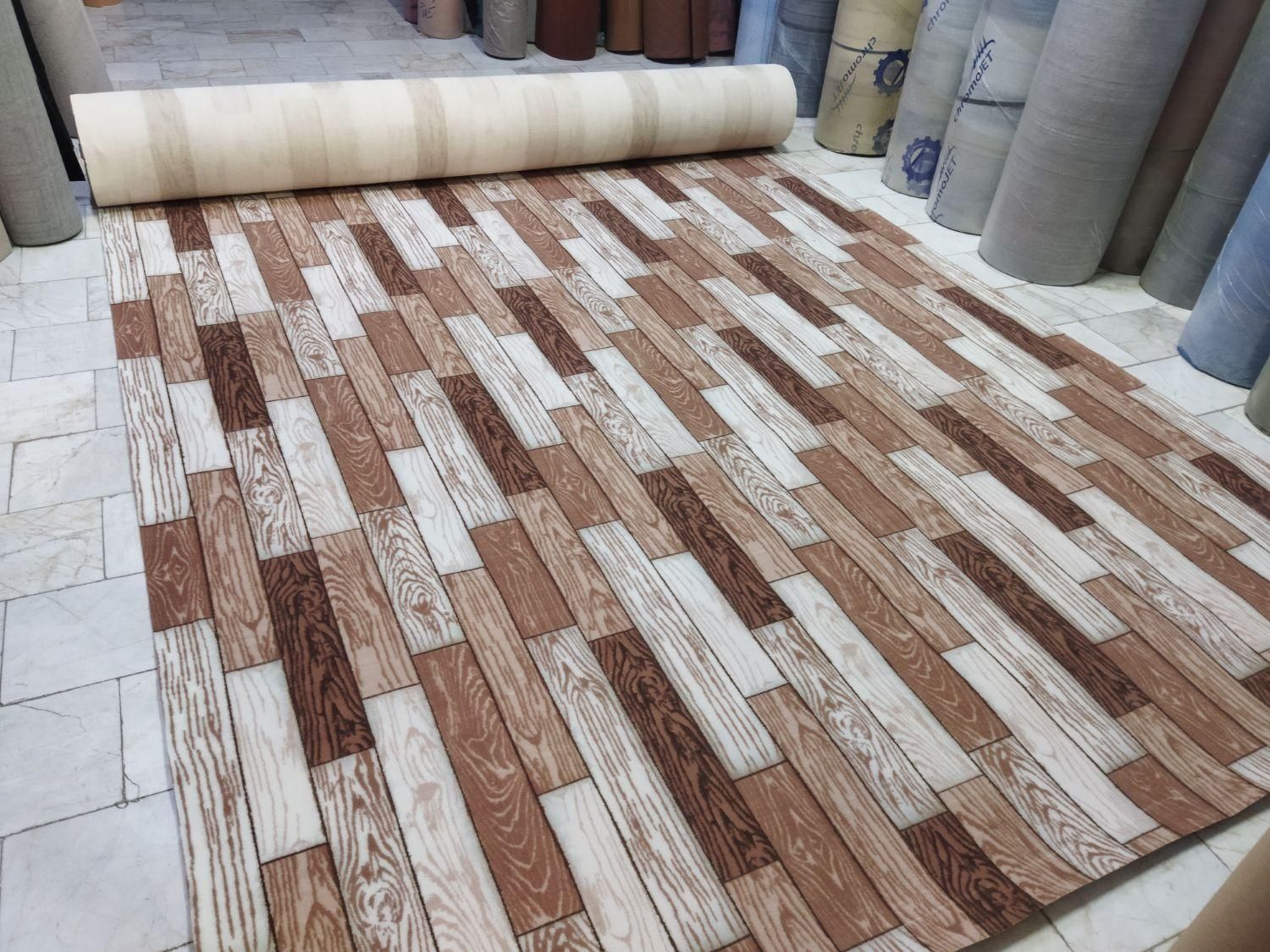 موکت قابل شستشو طرح پارکت|موکت|مشهد, توس (بلوار توس)|دیوار