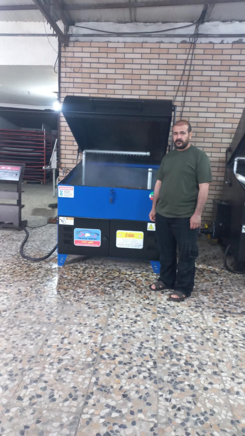 دستگاه موتور شور رادیاتور شور قطعه شور|ماشین‌آلات صنعتی|رشت, استقامت ۱|دیوار