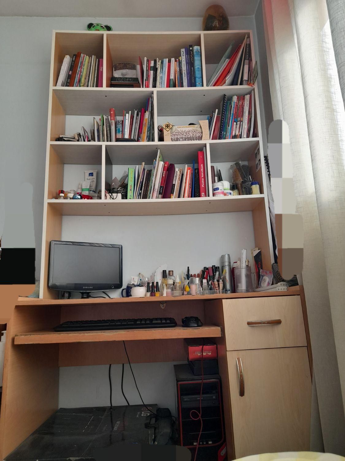 میز کامپیوتر کتابخانه دار|میز تحریر و کامپیوتر|مشهد, سجادیه|دیوار