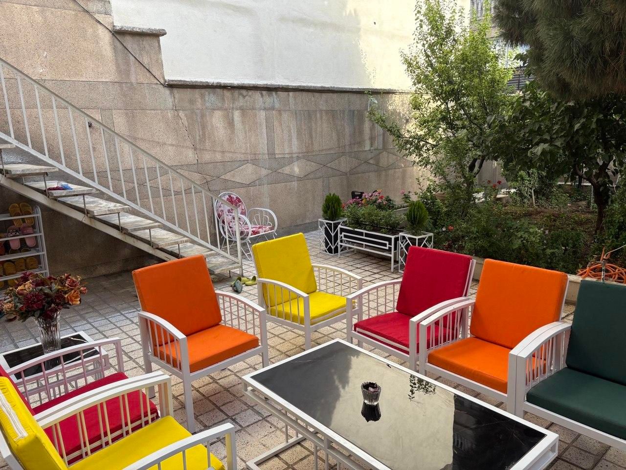 میز و صندلی باغی ویلایی فلزی و پلاستیکی لیلا شمالی|میز و صندلی غذاخوری|مشهد, عبادی|دیوار