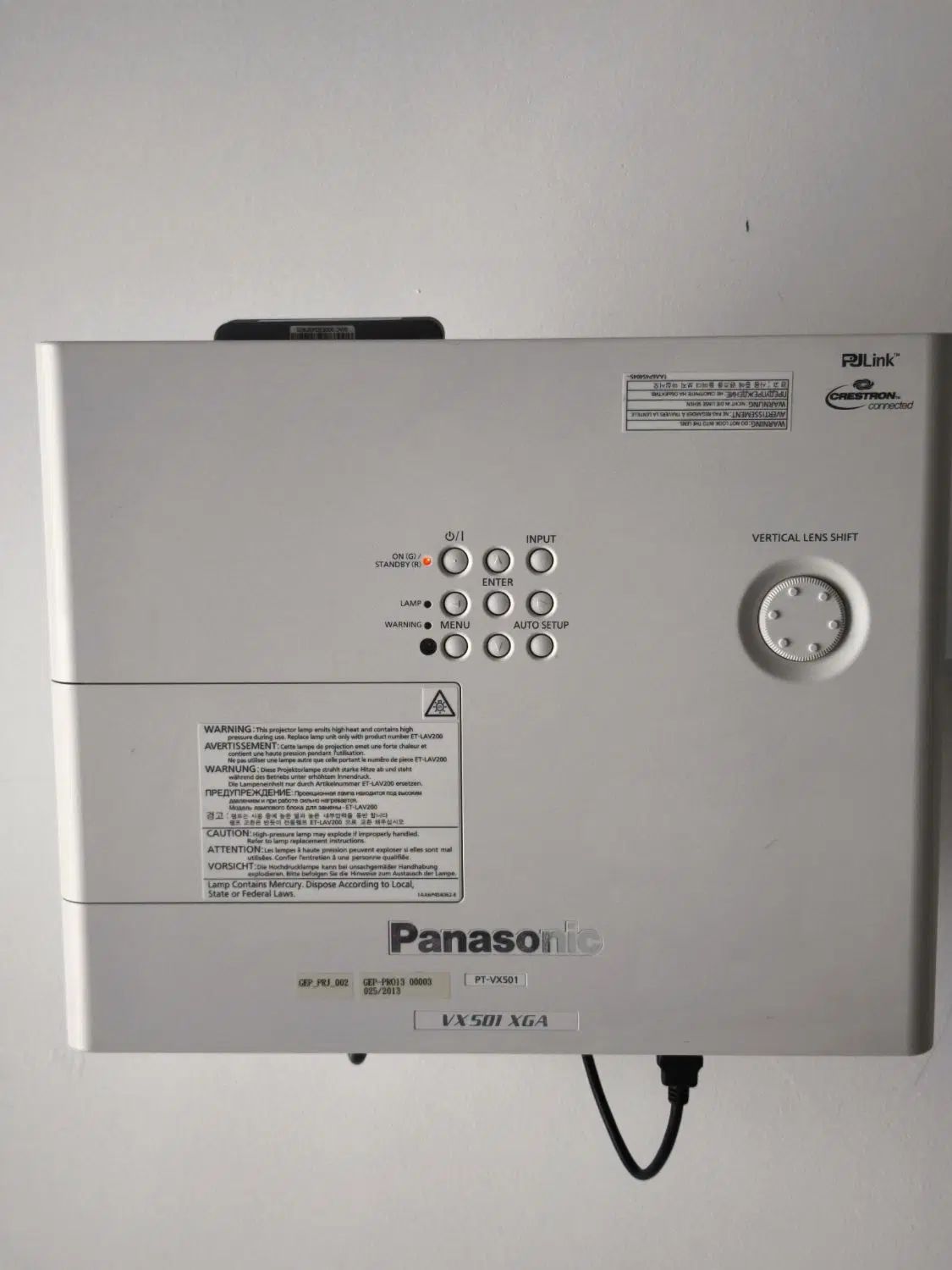 ویدئو پروژکتور Panasonic VX501 XGA|تلویزیون و پروژکتور|تهران, شهرک صدرا|دیوار