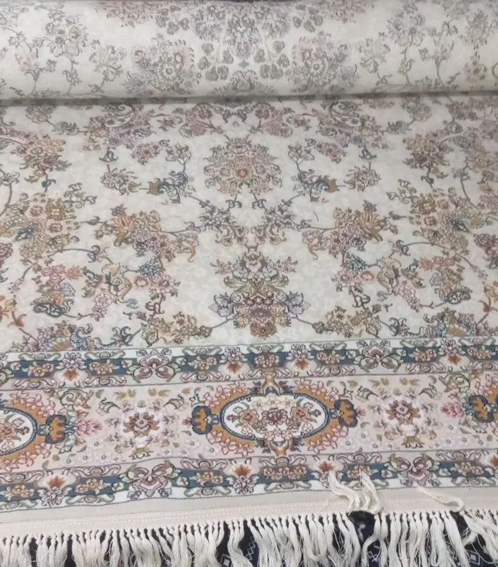 دوعدد فرش ۶ متری طرح افشان درحد نو گل برجسته|فرش|مشهد, گاز|دیوار