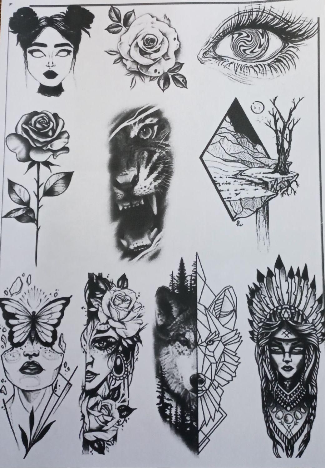 تتو موقت|آرایشی، بهداشتی، درمانی|اصفهان, جاوان|دیوار