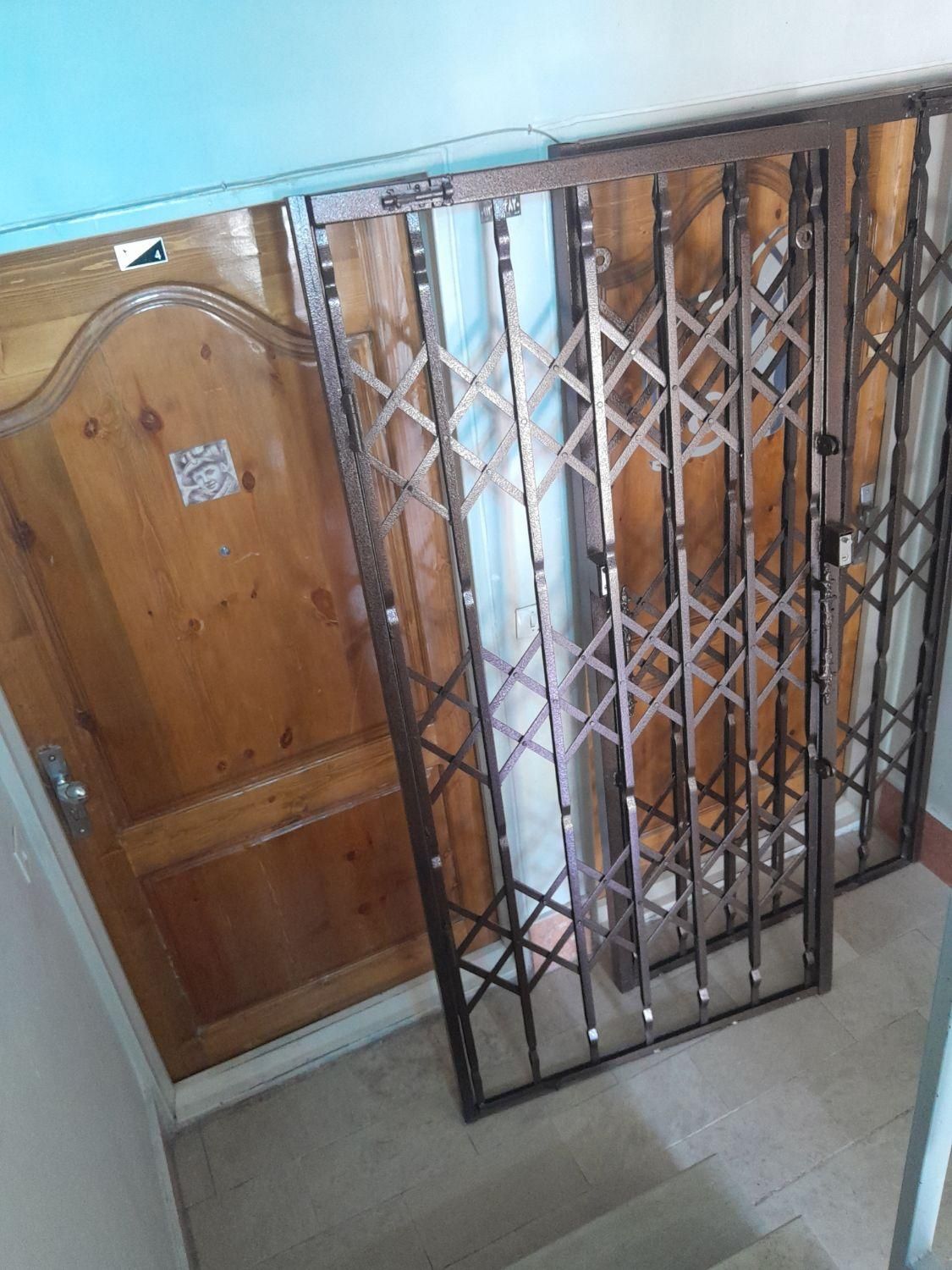 درب آکاردئونی حفاظ پنجره نرده جوشکاری آهنگری|مصالح و تجهیزات ساختمان|پرند, فاز ۳|دیوار