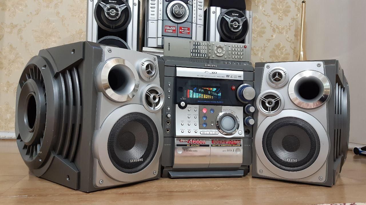 ضبط  بلوتوثی سامسونگ 4600w ساب بغل ۸اینچی در حد|سیستم صوتی خانگی|گرگان, |دیوار