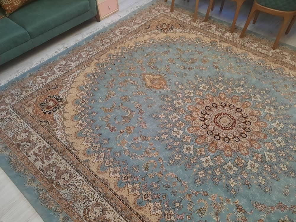 فرش ۱۲ متری فیروزه ای|فرش|تهران, دهکده المپیک|دیوار