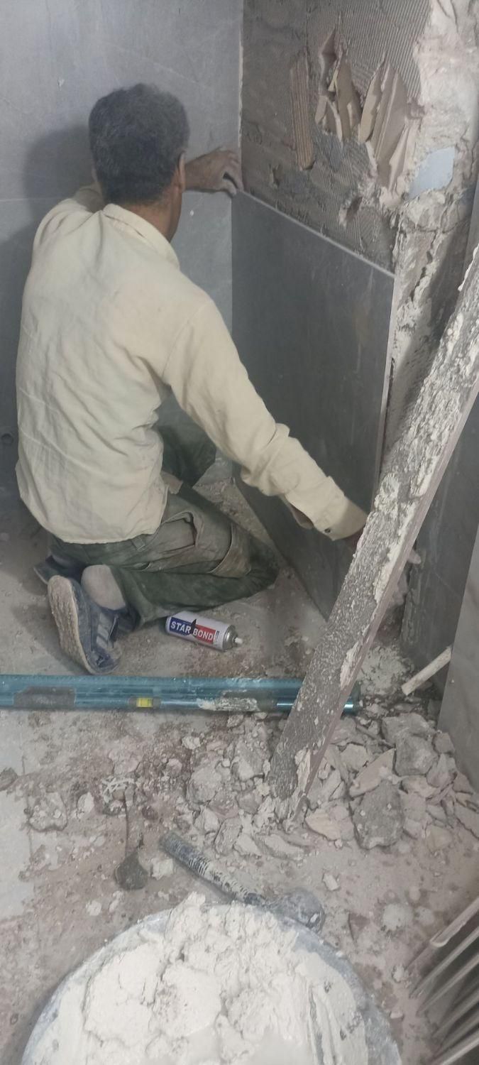 تخریب سنگکاری کاشی‌کاری وخوردکاری ساختمان|خدمات پیشه و مهارت|بجنورد, |دیوار