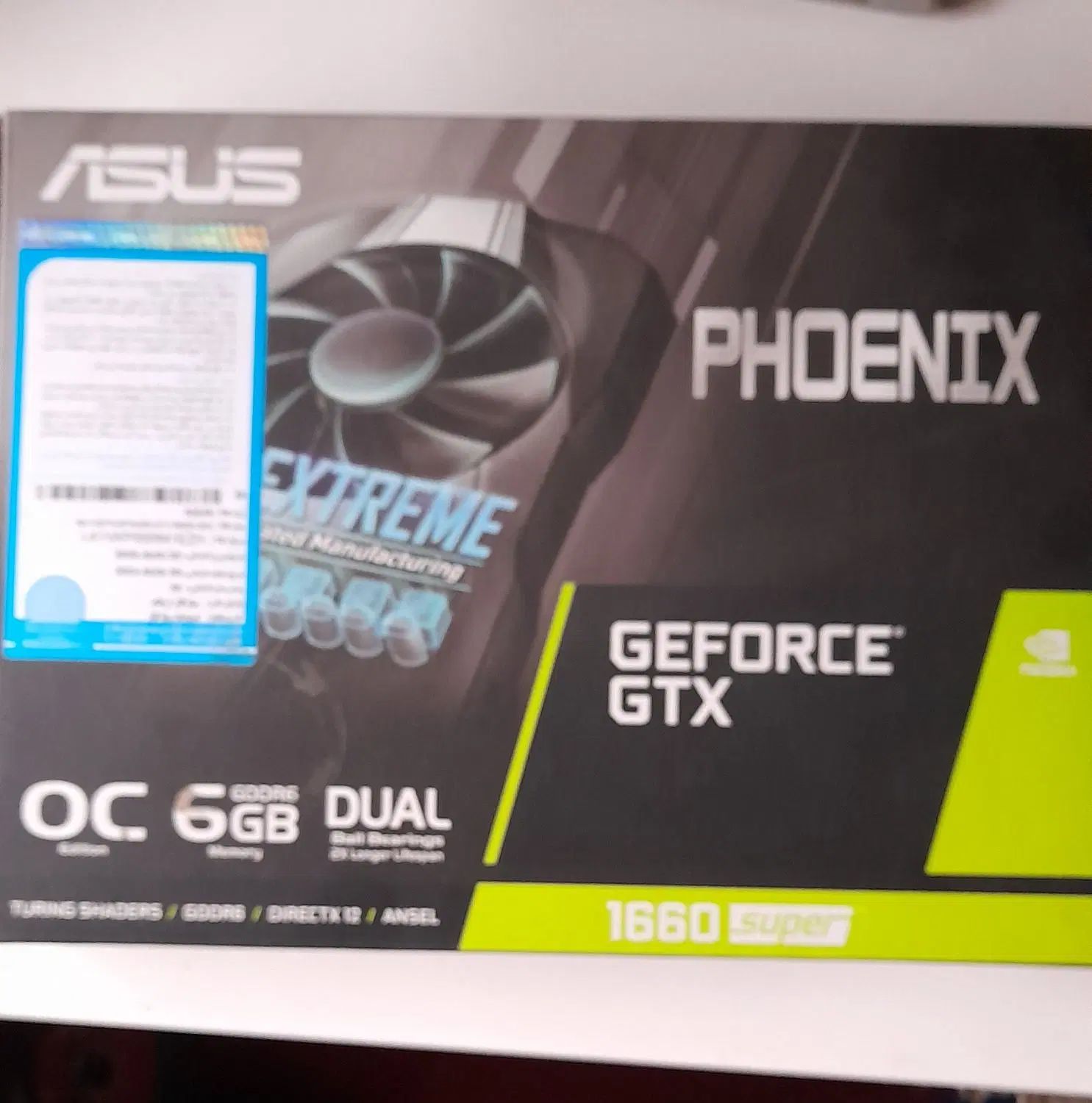 Asus 1660 Super OC کارت گرافیک|قطعات و لوازم جانبی رایانه|تهران, جردن|دیوار