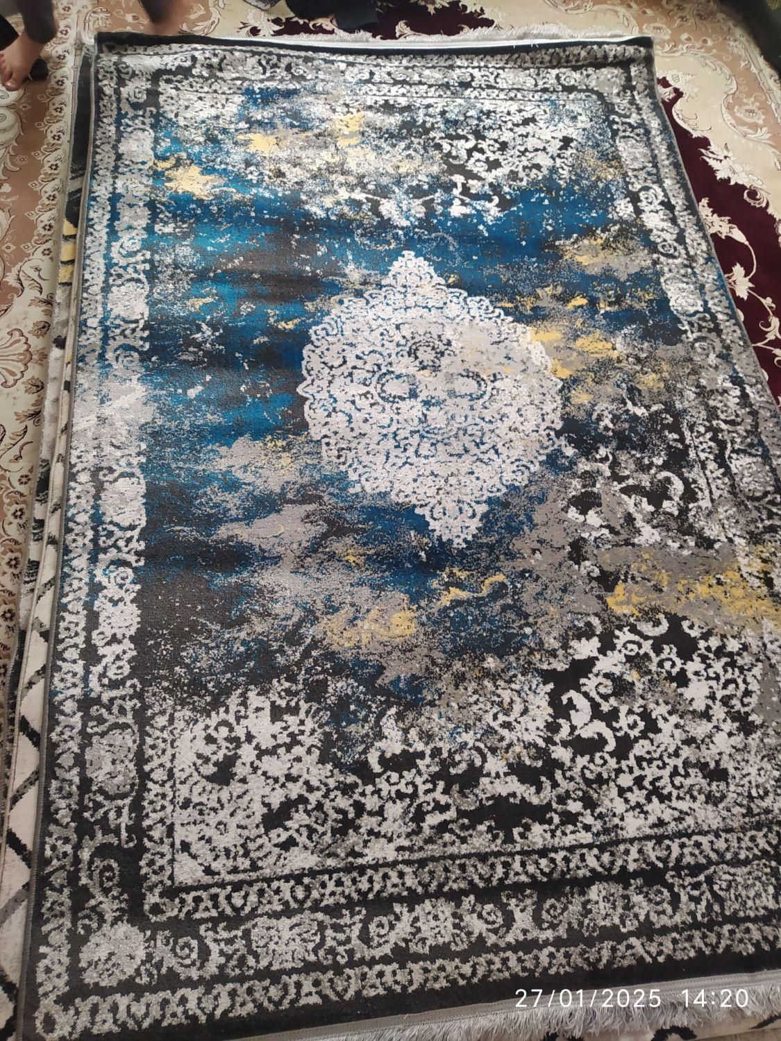 طرح فرش ، عرض 1.50 طول 2.25 متراژ 4 متری|فرش|گلستان (تهران), |دیوار