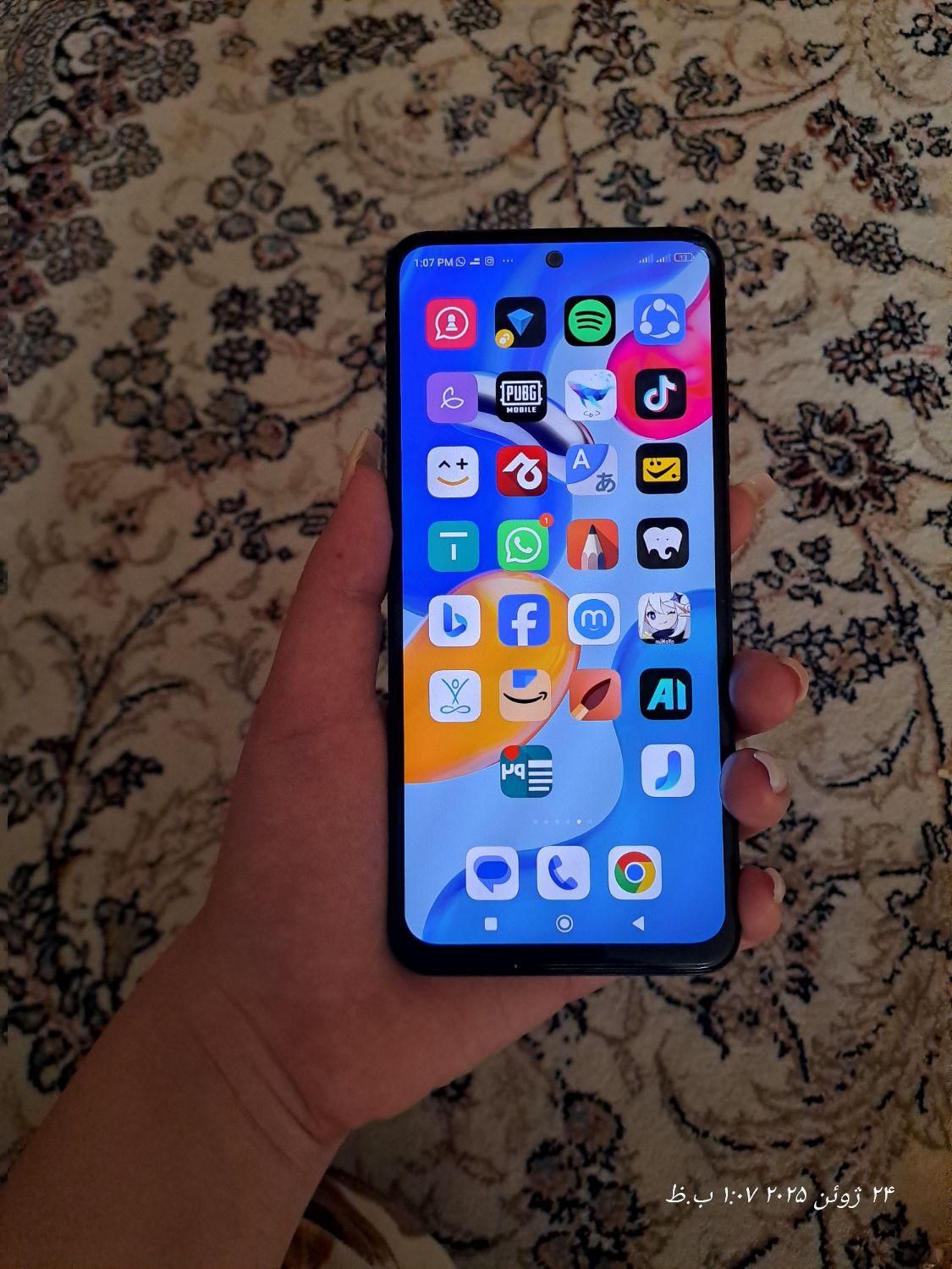 شیائومی Redmi Note 11S با حافظهٔ ۱۲۸ گیگابایت|موبایل|شیراز, دشت چنار|دیوار