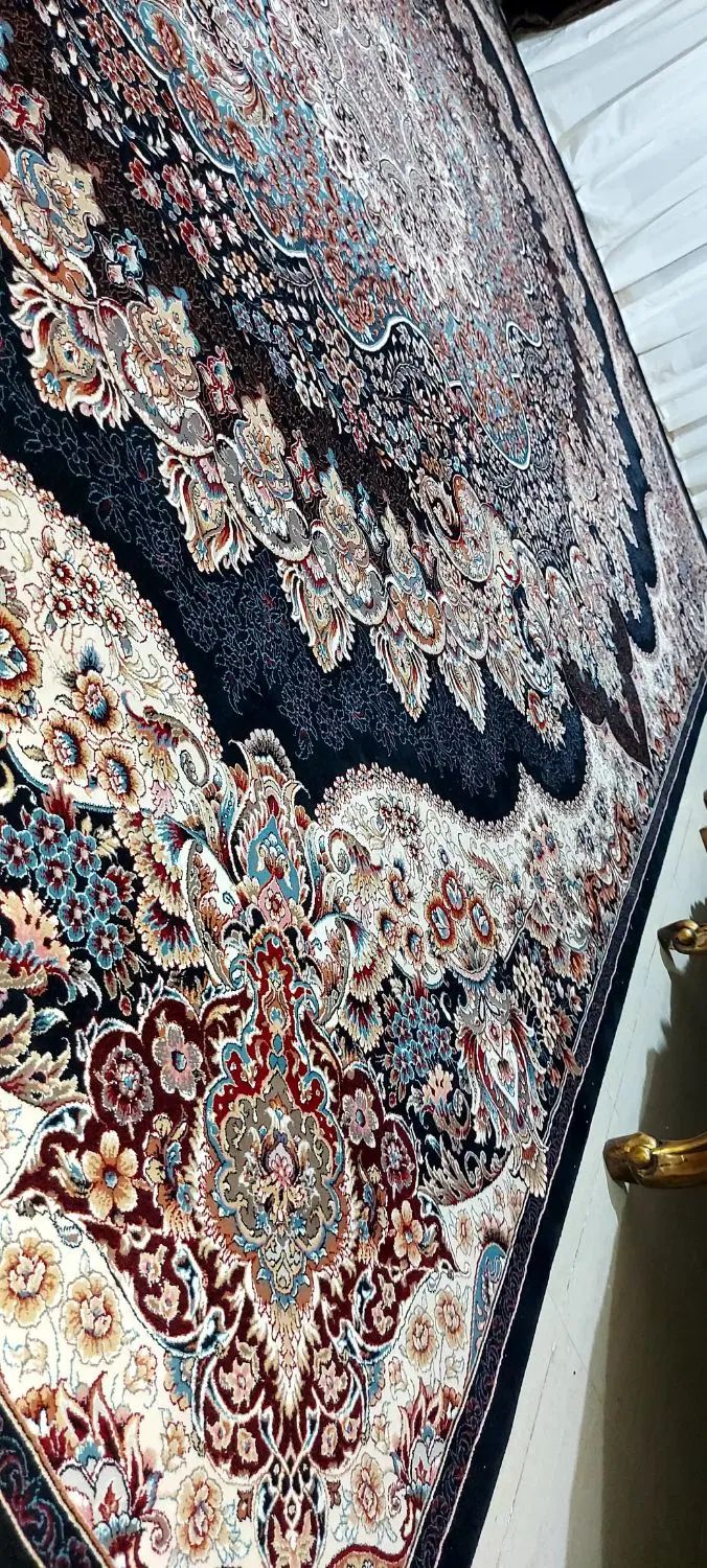 فرش ارکیده سورمه ای ، تمام نخ / ۱۰ رنگ /تراکم ۲۷۰۰|فرش|تهران, پونک|دیوار