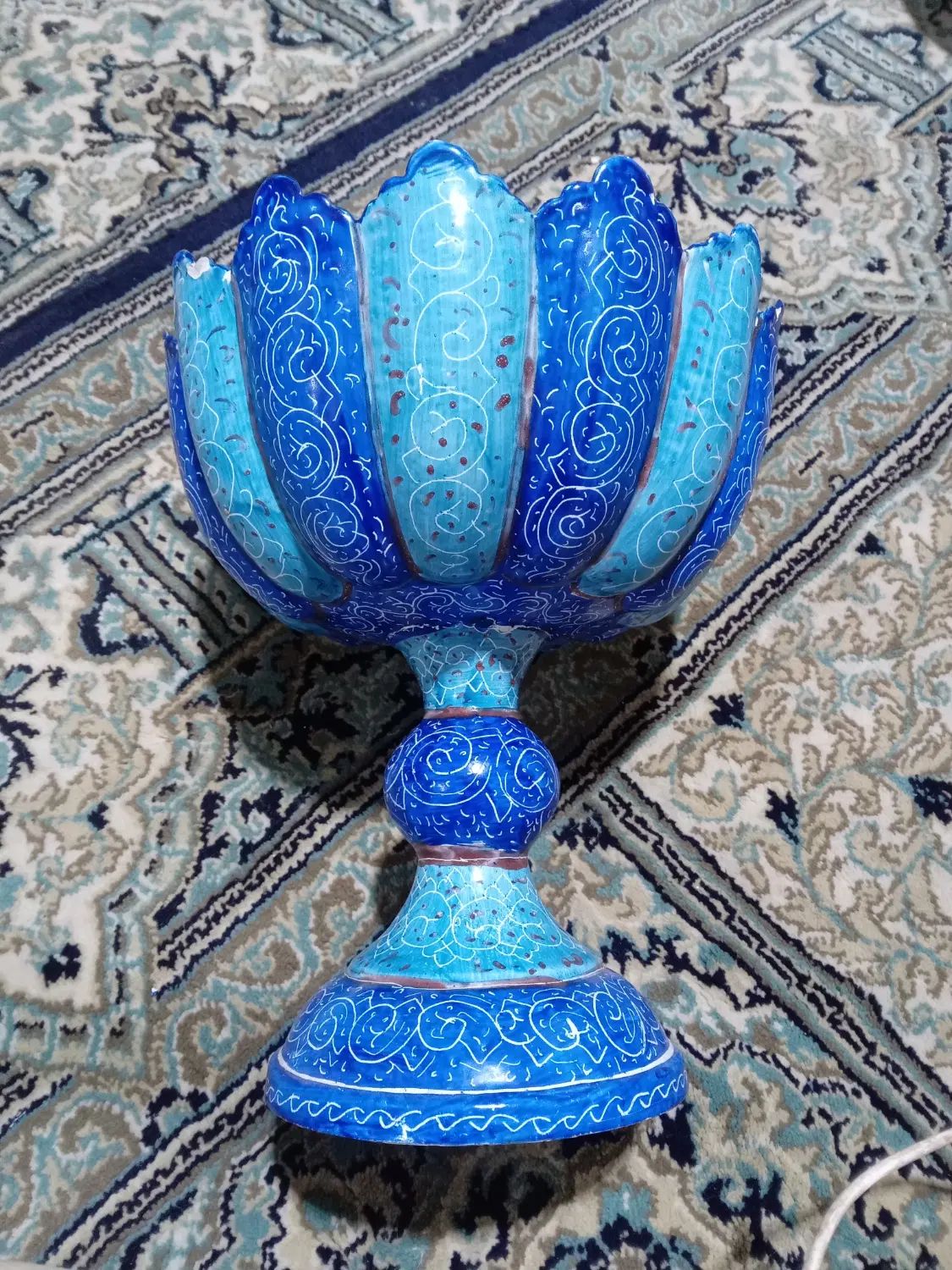 اجیل خوری میناکاری مسی|صنایع دستی و سایر لوازم تزئینی|تهران, مینابی|دیوار