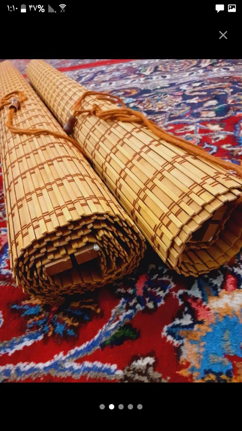 پرده چوبی بامبو حصیری|پرده، رانر، رومیزی|مشهد, هفت تیر (حافظ)|دیوار