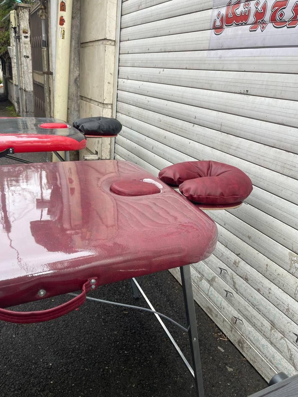 تخت ماساژ پرتابل تاشو|آرایشی، بهداشتی، درمانی|رشت, گلسار|دیوار