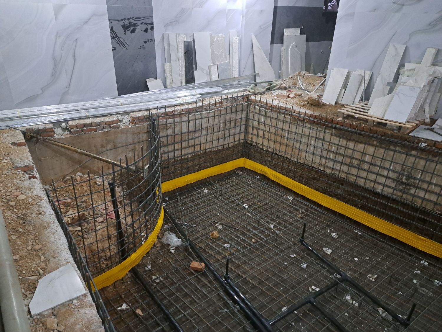 اجرای استخر بتنی آرماتور بند آرماتوربند آرماتور|خدمات پیشه و مهارت|شهریار, فرارت|دیوار