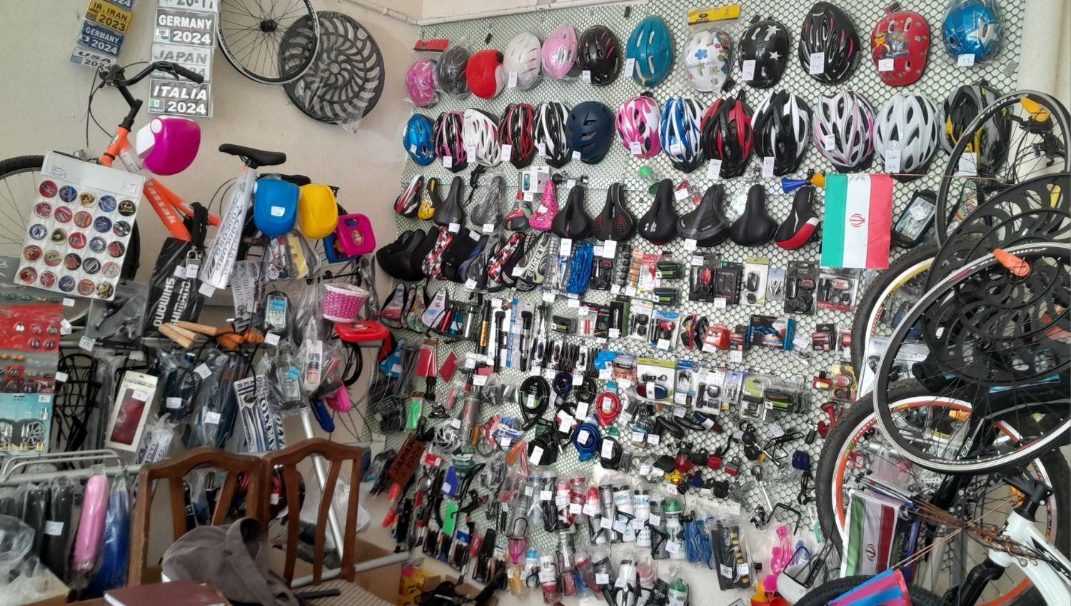 لوازم دوچرخه قالپاق قفل زین تلمبه کلاه چراغ باربند|دوچرخه، اسکیت، اسکوتر|مشهد, یوسفیه (شهرک غرب)|دیوار