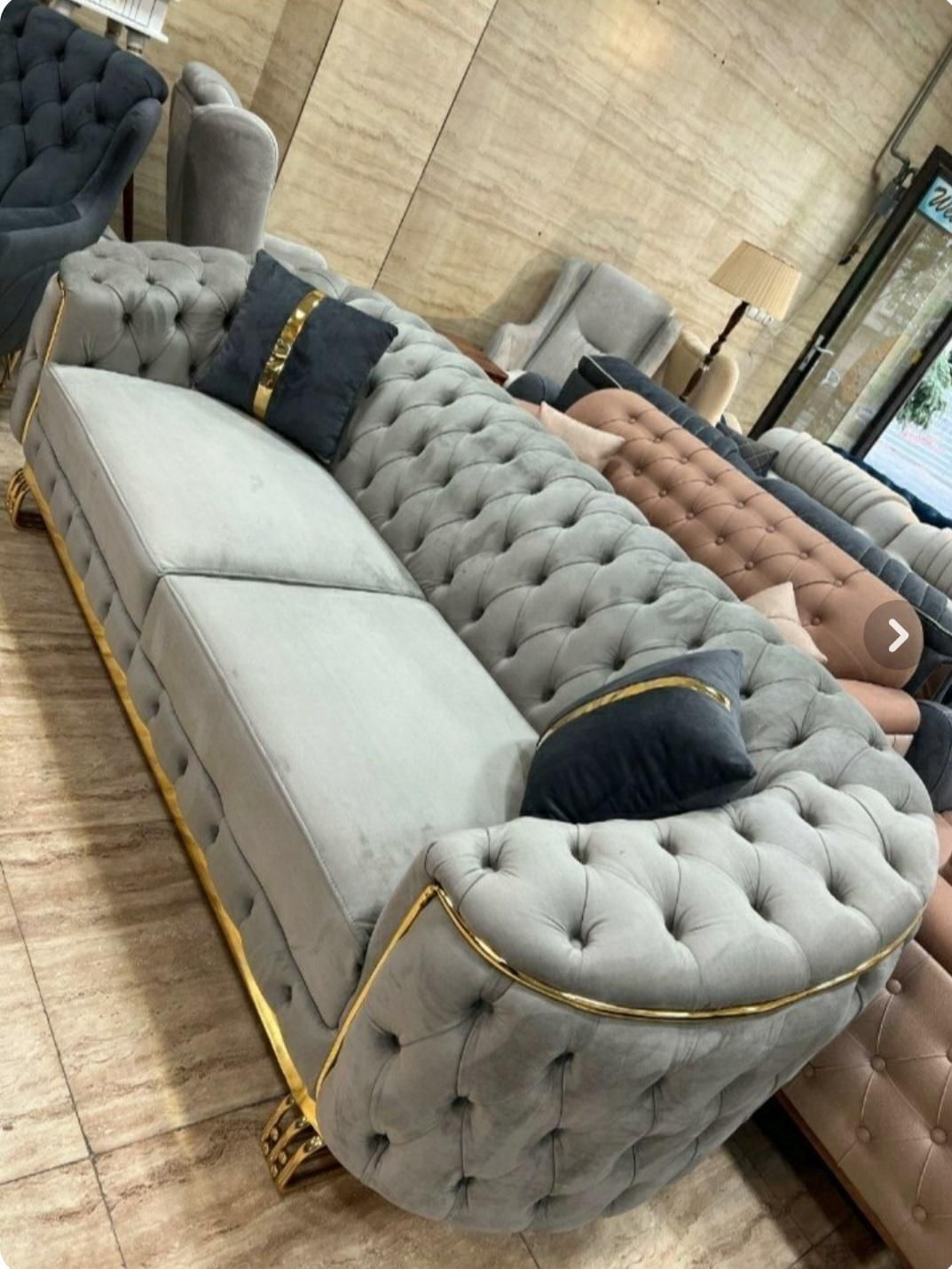 مبل*چستر توسکا* پارکر (تولیدی و ارزانکده) چک صیادی|مبلمان خانگی و میز عسلی|خرمآباد, |دیوار