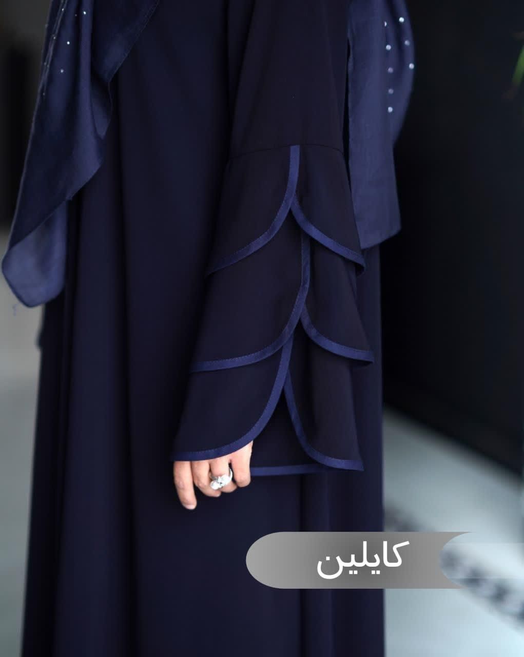 مانتو عبایی زنانه مشکی و رنگی کد Tu7869|لباس|ساری, |دیوار