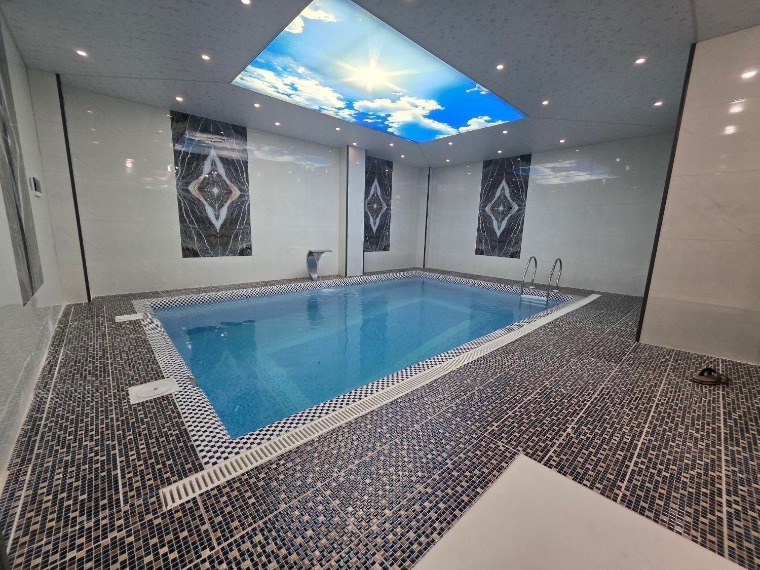 اجاره باغ ویلا استخر سرپوشیده آبگرم|اجارهٔ کوتاهمدت ویلا و باغ|اصفهان, قائمیه|دیوار