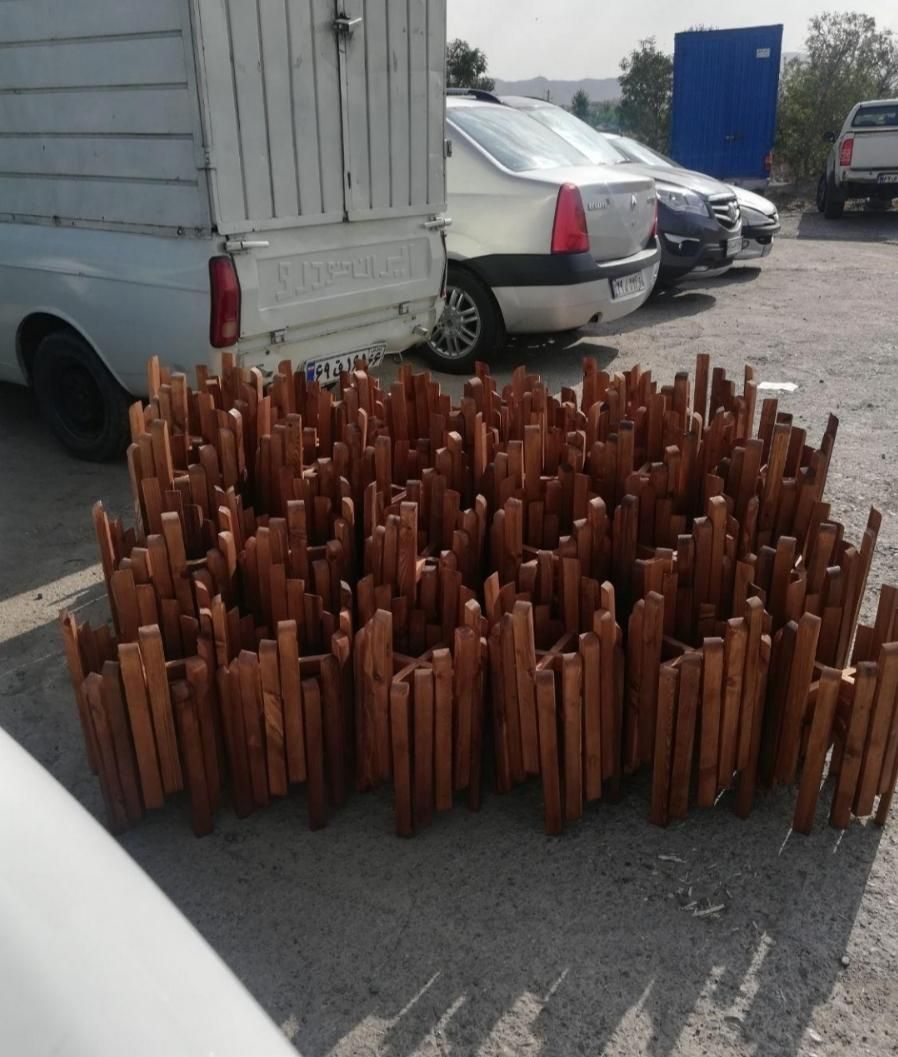 استند و پایه چوبی گلدان|گل و گیاه طبیعی|اسلام‌شهر, چیچکلو|دیوار