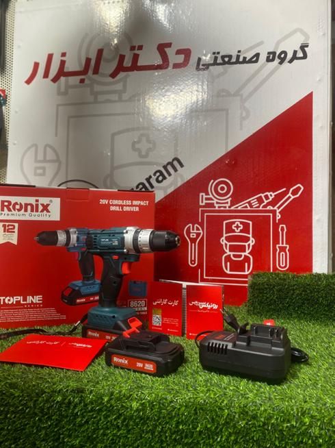 دریل پیچ گوشتی شارژی 8620 تاپ لاین رونیکس|ماشین‌آلات صنعتی|کرج, کمال‌شهر|دیوار