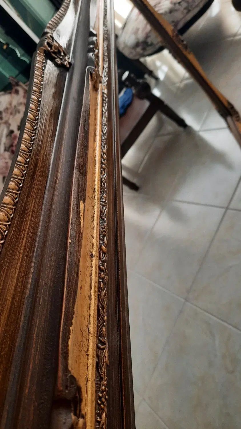 آیینه ۱۴۳×۹۳ چوبی سالم|آینه|کرج, مهرویلا شمالی|دیوار