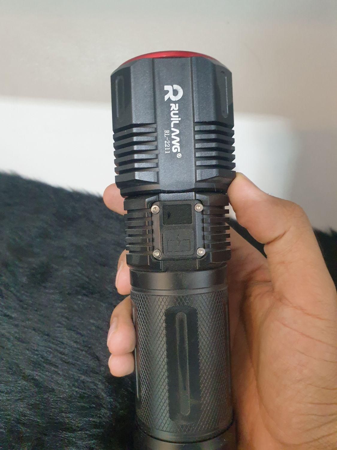 چراغ قوه پلیسی شارژی uv کمپی هدلایت قدرتمند|کوهنوردی و کمپینگ|خمینیشهر, |دیوار