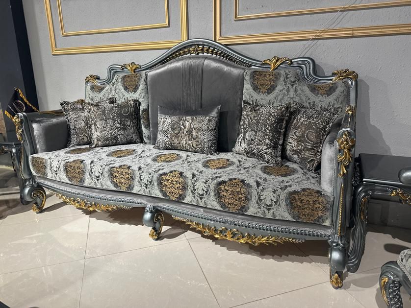 مبل استیل و سلطنتی ۹ نفره گندم|مبلمان خانگی و میز عسلی|مشهد, وکیل‌آباد|دیوار