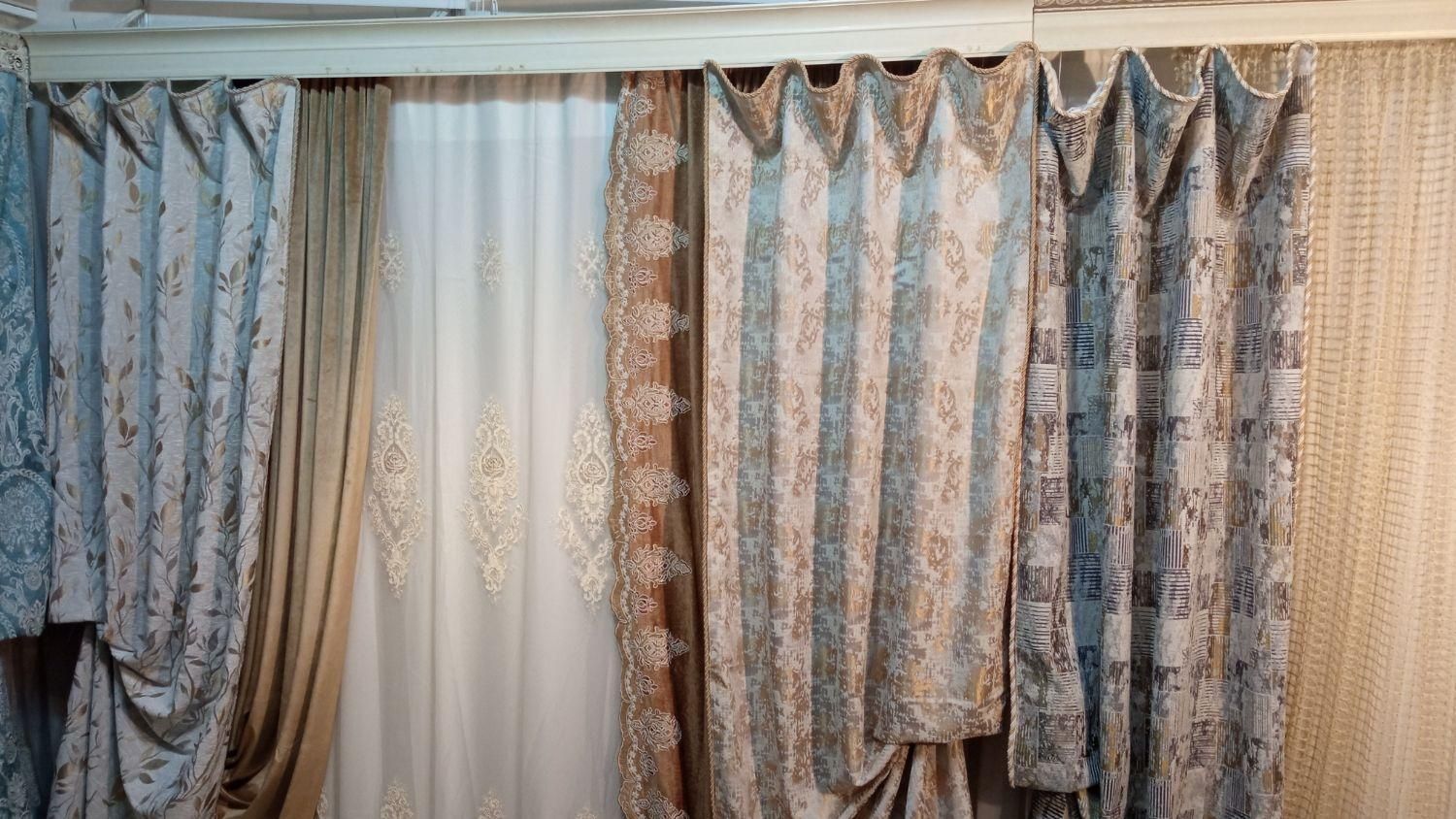 پرده دوخته و اماده|پرده، رانر، رومیزی|مشهد, شهید مطهری|دیوار