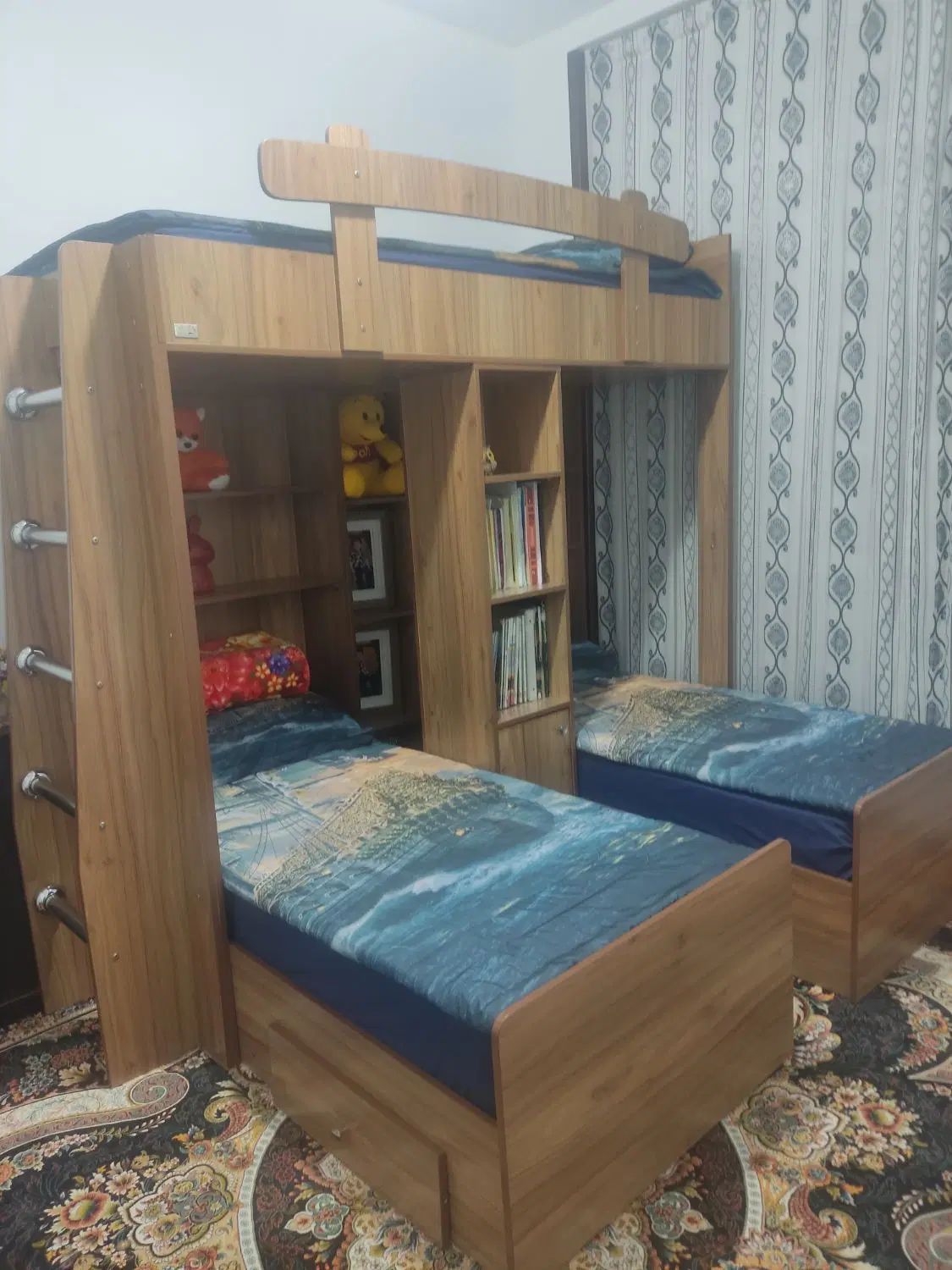 تخت سه نفره در دو طبقه|تخت و سرویس خواب|کرج, مطهری|دیوار