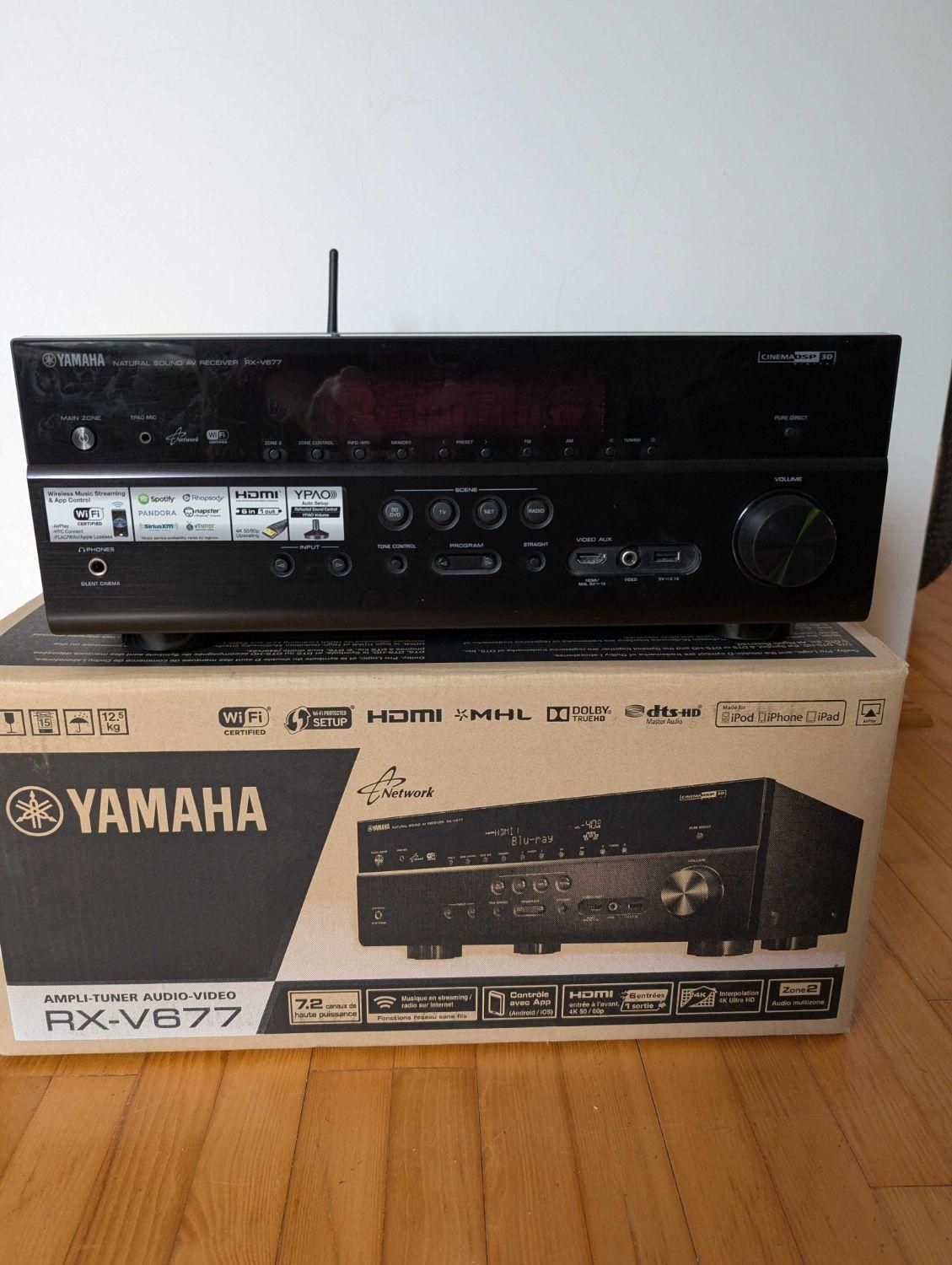 آمپلی فایر رده بالایYamaha RXV677|سیستم صوتی خانگی|تهران, کاشانک|دیوار