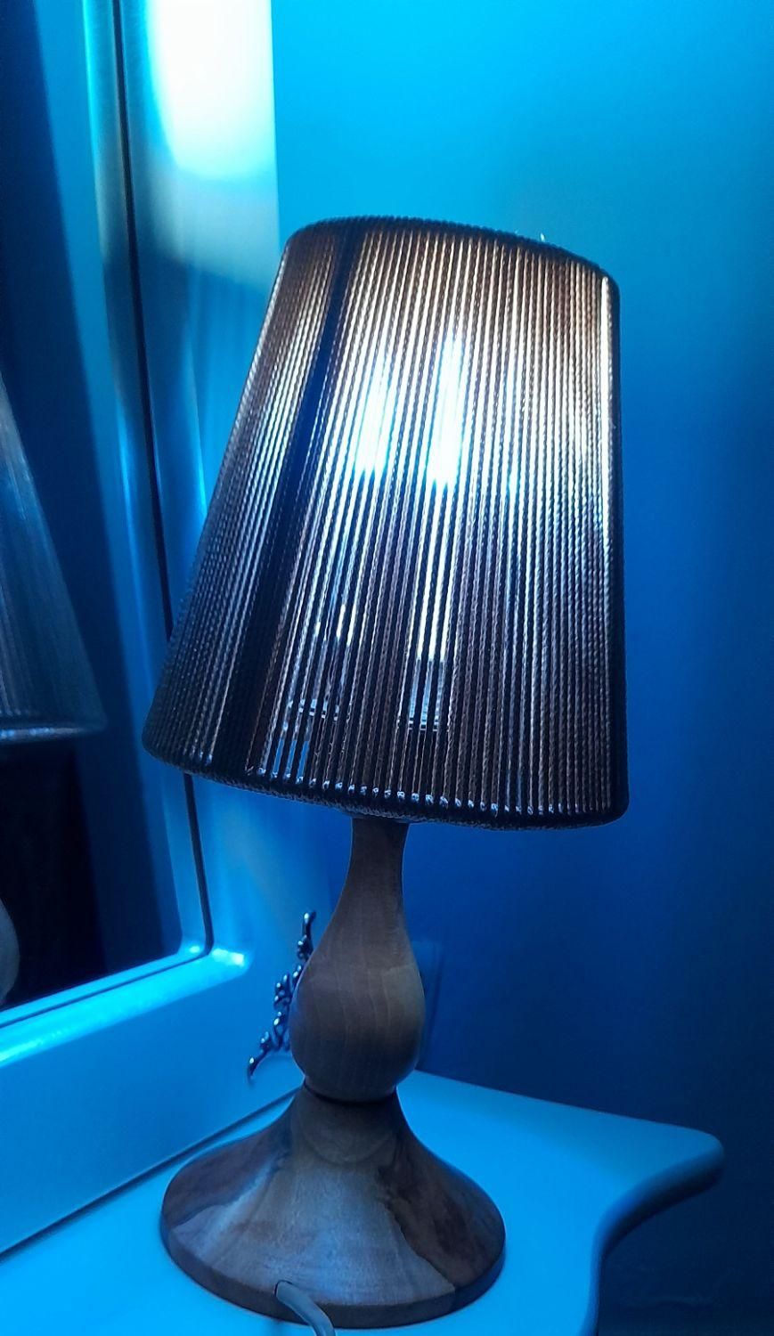 آباژور چوبی|چراغ خواب و آباژور|اسلام‌‌آباد غرب, |دیوار