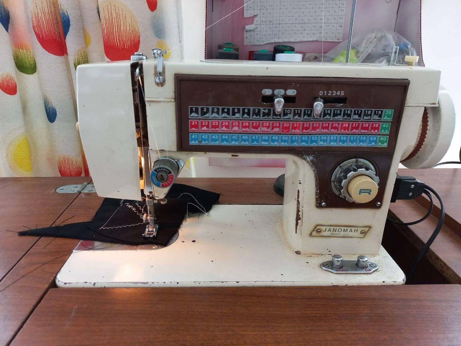 فروش چرخ خیاطی ژانومه مدل۸۰۲ تایوان|چرخ خیاطی و ریسندگی|شیروان (خراسان), |دیوار