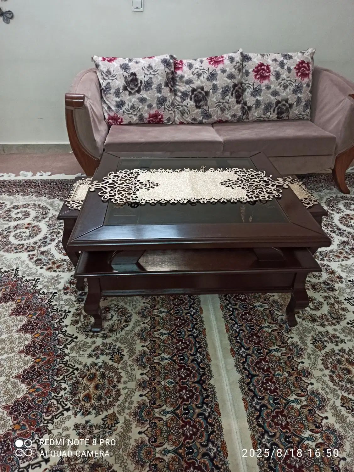 میز جلو مبلی به همراه دو تا عسلی|مبلمان خانگی و میز عسلی|تهران, جلیلی|دیوار