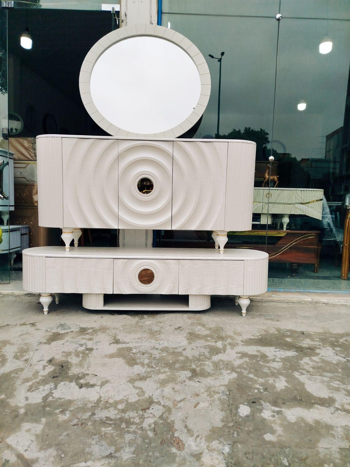 آینه کنسول با میز تلویزیون مدل کهکشانی|بوفه، ویترین، کنسول|اردبیل, |دیوار